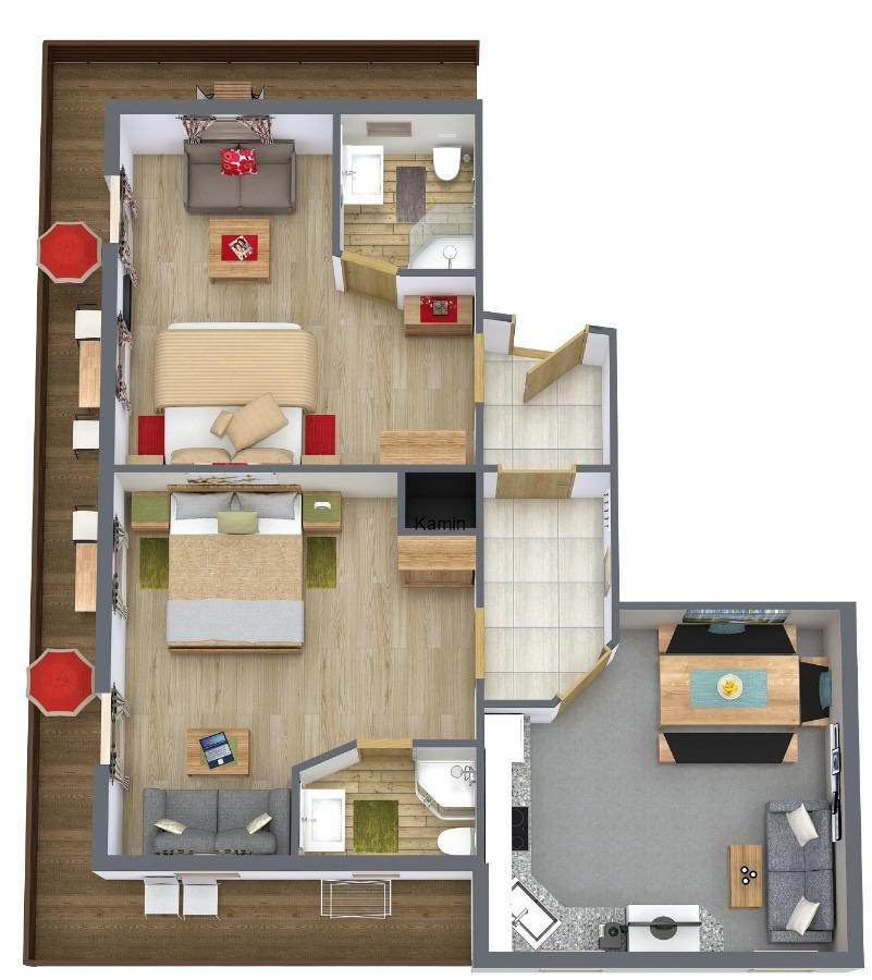 Hof Neuhaus Appartement Mayrhofen Buitenkant foto